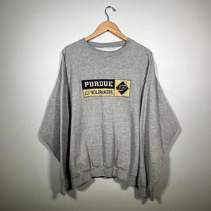 Vintage purdue boilermakers embroidered sweatshirt